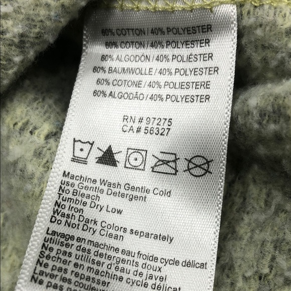 2/$35 🦊Fox Pullover Hoodie – Women’s Small – Yellowish Green - Picture 11 of 13
